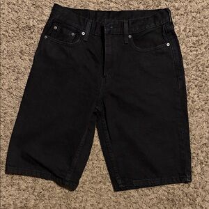 Levi's Black Jean Shorts for Men